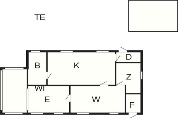 4 Person Holiday Home In T Nder 岑讷 外观 照片